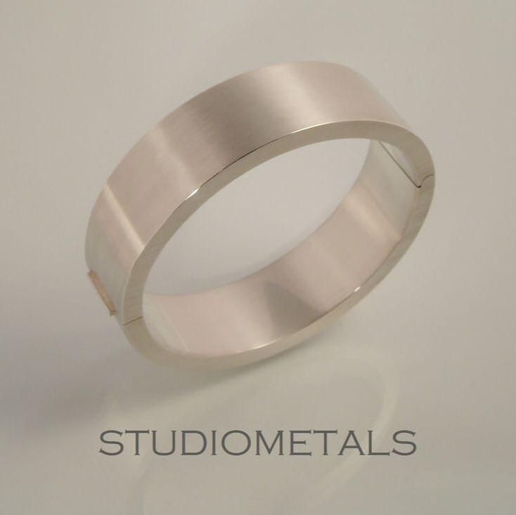 Hand fabricated sterling silver cuff bracelet, entirely hand fabricated.